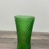 Tapered Transparent Green Vase