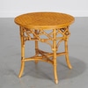 Rattan Round Side Table