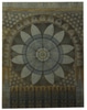Natural Muted Blue & Brown Toned Tapestry