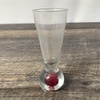 Red Bubble Cone Bud Vase