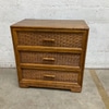 Vintage Rattan Chest of Drawers