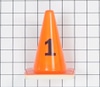 Crime Scene Evidence Marking Orange Cone 1-25