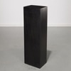 Black Lacquered Rectanglar Display Pedestal
