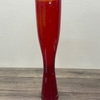 Colored Red Glass Vase