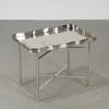 Maison Jansen Style Chrome Tray Coffee Table