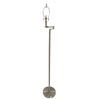 Floor Lamp Base; Brushed Stainless steel, telescoping arm,