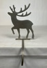 Brass Reindeer Stocking Holder