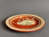 Mexican Redware Bird Dinner Plate