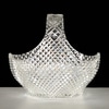 Vintage Cut Glass Basket