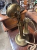 Vintage Brass Candlestick Telephone