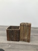 Wooden Twig Square Baskets