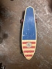Flamingo Striped Longboard Skateboard
