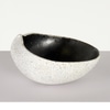 Small White Crackle Studio Pottery Bowl