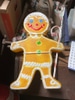 Vintage Gingerbread Woman Blow Mold Decoration
