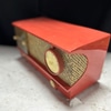 Vintage Red Tabletop Radio