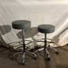 Rolling Round Vinyl Stool
