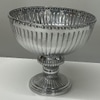 Silver Striped Footed Bowl