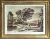 MISART-Sepia Engraving Pastoral Couple
