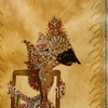 Framed Wayang Kulit Gunungan Shadow Puppet I