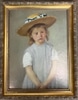 Cleared Child In Straw Hat 1886