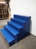 Blue Five Step Staircase 4'x3'5"x4'2"