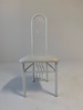 White Metal Squiggle Chair