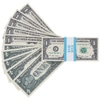 $100 Full Print Prop Money Stack