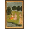 Framed Indian Painting on Cloth