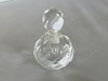 Vintage Rice Faceted Round Perfume Bottle. 1 Ding on Side