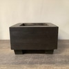 Black Wood Square Planter