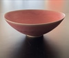 Rose Pink Perrochon Wide Bowl Organic Shape. Small Chip on Rim