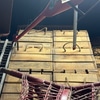 Stacked Wooden Crates with Rope Handles