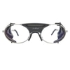 Julbo Micropore Silver Glacier Glasses With Leather Side Shields
