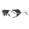 Julbo Micropore Silver Glacier Glasses With Leather Side Shields