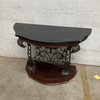 Vintage Wood and Iron Console Table