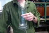 Cylinder round thick footed
