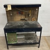 Heavy-Duty Metal Workbench with Pegboard (Dressed)