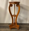 Tall Maple and Marble Pedestal