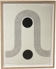 Framed Print - Abstract Curving Lines and Circles