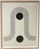 Framed Print - Abstract Curving Lines and Circles
