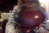 Wide Round, Mottled Glaze