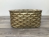 Gold Oval Container