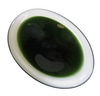 Small Oval Dish w/Green Center