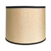 Lamp Shade; Raw lined, golden beige, textured,