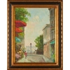 Vintage Paris Street Scene Painting  II