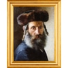 Framed Print of Rabbi in Fur Hat
