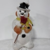 1960s Snowman with Broom Blow Mold