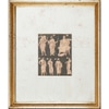 Silver Leaf Framed Greek Print I