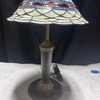 Vintage Tiffany Style Stained Glass Lampshade