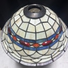 Vintage Tiffany Style Stained Glass Lampshade